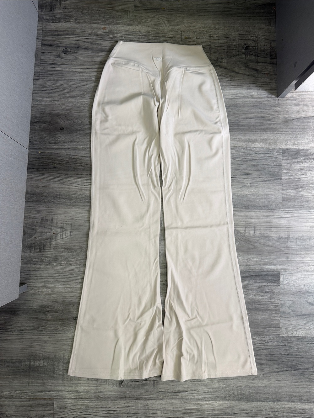 Oner Active Cream Wide-Leg High-Waist Pants